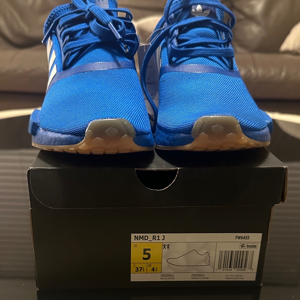 Adidas Kids NMD_R1J Bright Blue Sneakers